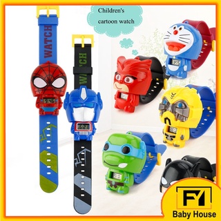 New Electronic Rubber Type Children's Watch Telescopic Deformation Kids Watches For Boys Girl Student Wristwatch