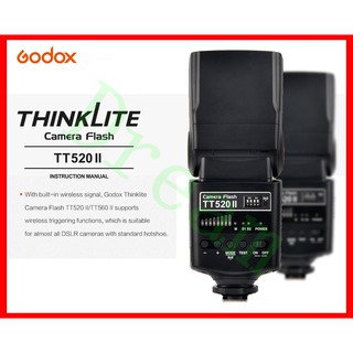 Godox TT520 II Flash with Build-in 433MHz Wireless Signal for Canon NikonOlympus
