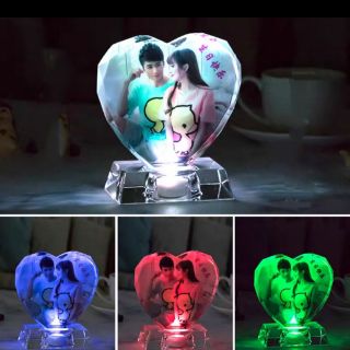 Customized Love Heart cube, 7 colors