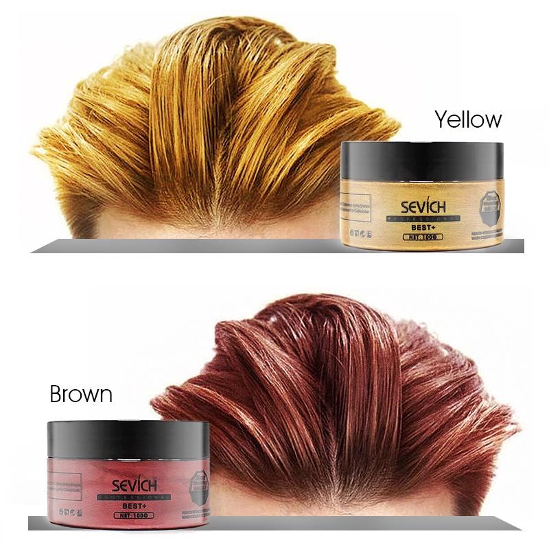 100g Sevich Hair Colour Wax Hair Dye Mud Temporary Hair Styling Tool
