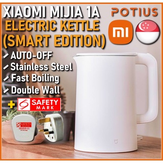 【𝙎𝙈𝘼𝙍𝙏 𝙀𝘿𝙄𝙏𝙄𝙊𝙉】XIAOMI Mijia Electric Kettle 1A | 1.5L | 304 Stainless Steel | Dual Protection Layer | 220V