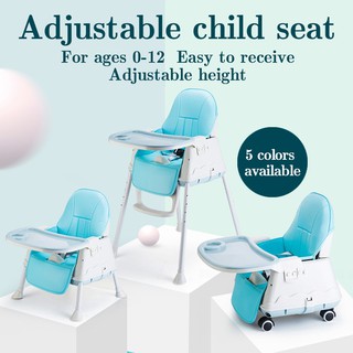 Large baby dining chair children chair multifunctional foldable portable baby chair eating dining table and chair seat