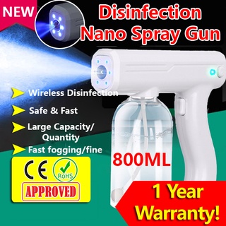 Sanitizer Spray Disinfection Machine Nano Atomizer Disinfectant Spray Gun K5