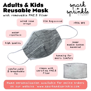 Alcan Care - Reusable Fabric Mask with Filter