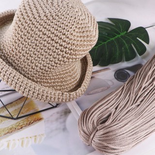 200G Light Ice Silk Yarn Knitting Thread Crochet Summer Cool Brim Hat Line Benang Kait Lembut
