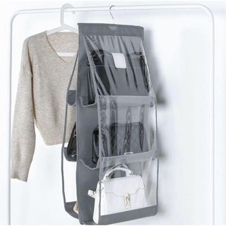 Handbag Organizer for Wardrobe Closet Bag Door Wall Storage Bag with Hanger