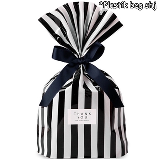 [Shop Malaysia] READY STOCK 50pcs Stripes Cookies Packaging Doorgift, Birthday Party Door Gift, Wedding Event