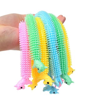 wit♣3pcs Worm Noodle Stretch String TPR Rope Anti Stress Toys String Fidget Autism