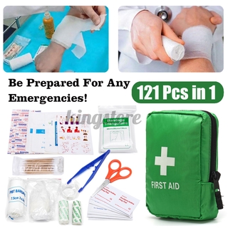 first aid kit English Version Red/Green First Aid Kit Outdoor Sports Emergency Kit