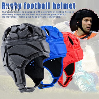 WPGY Prefessional Football Soccer Helmet Rugby Scrum Cap Headguard Goalie Hat Head Protector @sg