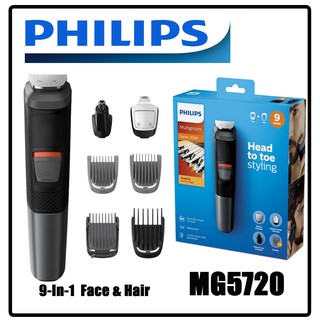 PHILIPS MG5720 Multigroom series 5000 9-in-1, Face and Hair
