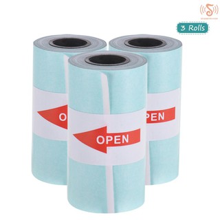 E*F✔ready✔Printable Sticker Paper Roll Direct Thermal Paper with Self-adhesive 57*30mm(2.17*1.18in) for PeriPage A6