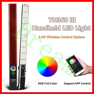 YONGNUO YN360 III YN360III LED video light Touch adjustment with remote control RGB adjustable temperature 3200K-5500K