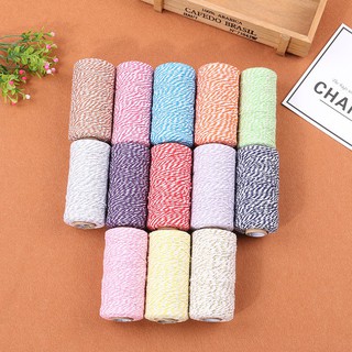 One roll DIY Color String cotton Rope Photo Wall Making Twine Thread Cord Shank