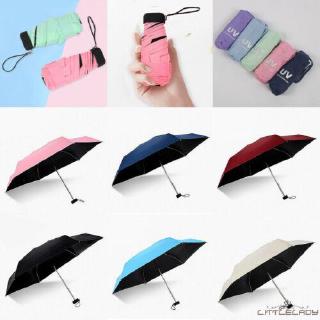 ☛☏❤Sun Rain Pocket Umbrella Anti UV Mini Folding Windproof Lightweight Travel Women
