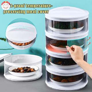 ✂GT⁂ multi layer stackable food/dish warmer Anti-flies and dust with sling door keep warm avoid cross-contamination transparent food cover saving space ready stock 2020 new design