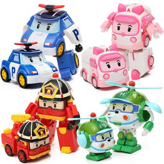 Transform robot car baby toys deformation doll Cartoon boys kids gifts (1)