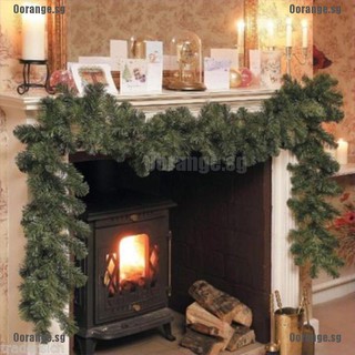 AG Luxury 2.7M X 25CM Thick Mantel Fireplace Christmas Garland Pine Tree BH