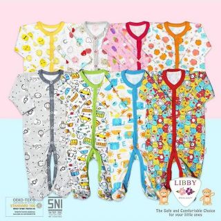🌟Local Stocks🌟 3pcs baby sleepsuit built-in mittens booties girl boy footed sleepsuit (1)