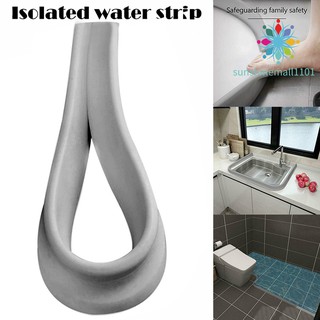 SM01 Bathroom Silicone Water Stopper Strip Water Barrier Dam Dry Wet Separation