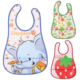 [BEG] Cute Baby Waterproof Saliva Towel Cartoon Bib Feeding Bandana