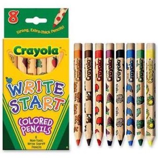 CRAYOLA "Write Start" Colored Pencils (684108)