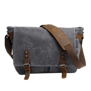 Rucksack Shoulder Canvas Bag Sling Bag Men DSLR SLR Camera Laptop Backpack [IFA]