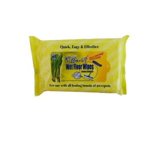 Kleen-Up Wet Floor Wipes Lemongrass 15pc