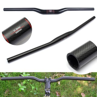 31.8mm Cycling MTB Mountain Bike Full Carbon Fiber Riser Bar Handlebar