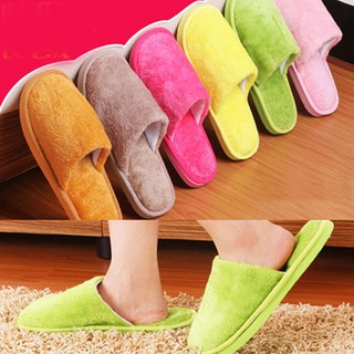 Home Anti-Slip Shoes Soft Warm Cotton Sandal House Indoor Slippers 7 Colors