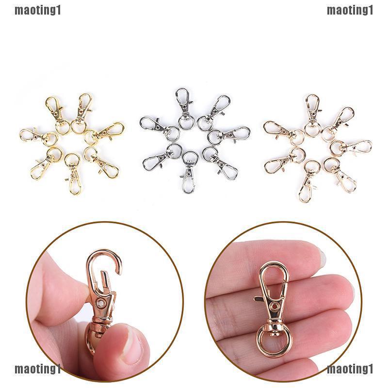 10 Pcs HIgh Quality Accessories Women Bags Hook Lobster Clasps Key Chain Bag
