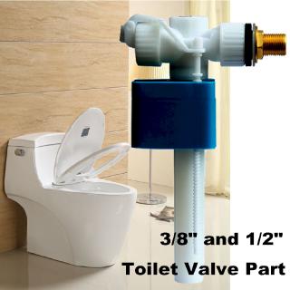 G3/8" & G1/2" Plastic Side Entry Toilet Inlet Float Valve Cistern Fill Bottom