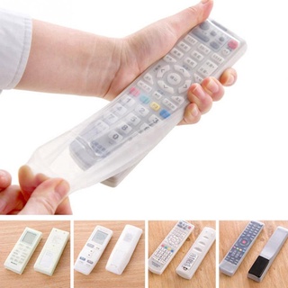 Soft Silicone TV Remote Control Cover Air Condition Control Case Waterproof Dust Protective Storage Bag Organizer