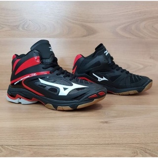 Mizuno Wave Lightning Z3 Black Red Volleyball Shoes