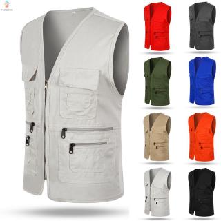 Vest Multi Pocket Vest Vest Coat men casual vest men clothing men's waistcoat Men's Pocket Waistcoat Travelers