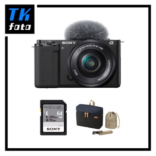 Sony ZV-E10 Mirrorless Camera (Free: 64GB SD Card & Carrying Bag)