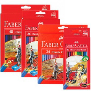 Faber-Castell knight Classic Colour Pencil 12/16/24/36/48 (Paper Box)