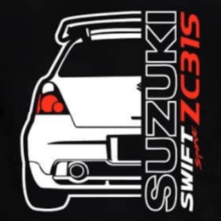 Suzuki Swift Sport ZC31S rear tshirt