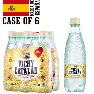 Vichy Catalan 500ml (Sparkling) Pet Bottle (Mini Case: 6 X 500ml bottles)