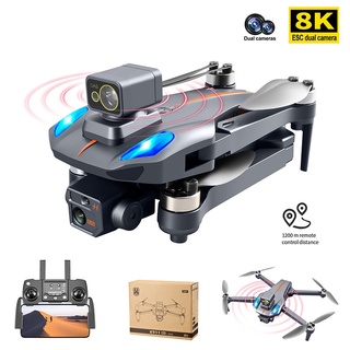 Obstacle Avoid K911 MAX GPS Drone 4K/8K Obstacle Avoidance Dual HD Camera Drone Brushless Motor Foldable Quadcopter RC Drones Auto Follow