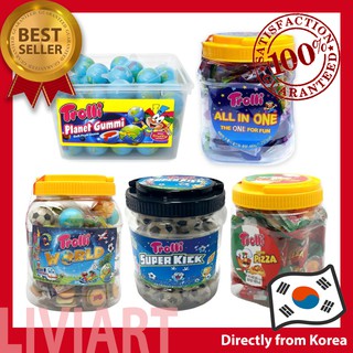 [Trolli] Gummi Jelly Big Size Series (Planet Gummi, Super Kick, Trolli Multi Mix, All in One, Gummi Pizza, Mini Burger) Korean Best Selling Jelly