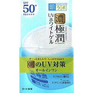 HADALABO Gokujyun All-In-One UV White Gel (SPF50+ PA++++) [90g] (Japan Import) (1)