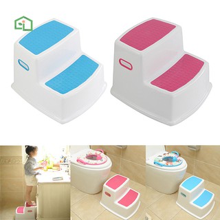 NU 2 Step Stool for Kids Toddler Stool for Toilet Potty Training Slip Bathroom Kitchen .sg (1)