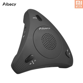 ☆ready stock☆ Aibecy USB Desktop Computer Conference Omnidirectional Condenser Microphone Mic Speaker Speakerphone 360° Audio Pickup Plug & Play for Business Video Meeting