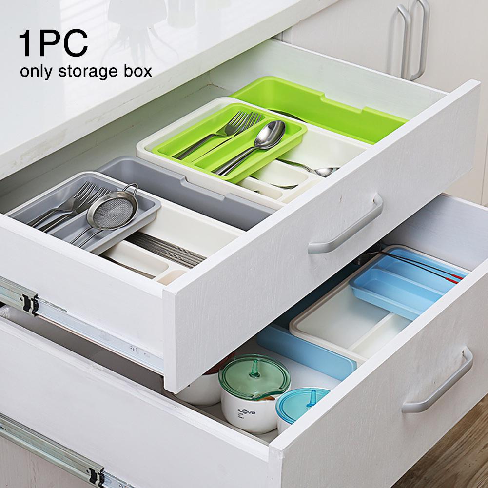 Store Multi Partition Kitchen Detachable Cooking Durable Expandable Multifunction Practical Drawer Organiser