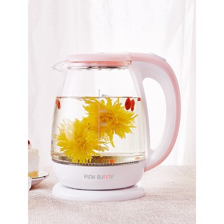 1.8L kettle transparent glass electric kettle mini boiling water teapot home automatic power off kettle