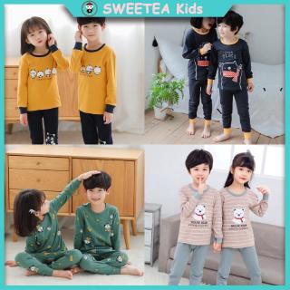 Kids Pyjamas Top + Pants/Set Fashion Cotton Pajamas For Boys n Girls