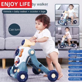 Toddler baby stroller boys and girls learn to walk 0-1-year-old baby anti O-leg rollover toys for 6-18 months