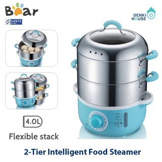[Bear] DZG-240GA /2-Tier intelligent food steamer /stainless steel convenient steamer / 4 liters