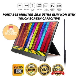 [NEW] Portable Monitor LED HDR 15.6 inch Touch Screen For PS4/XBOX/SWITCH/PC